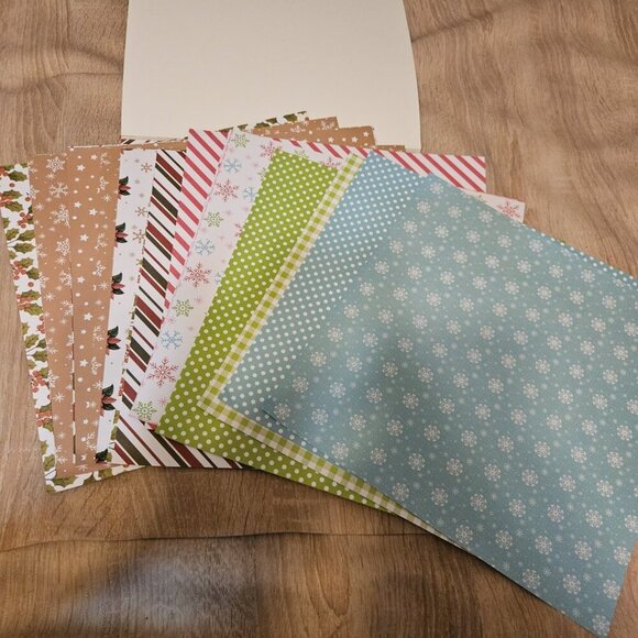 Crafters Companion Paper Pad Cardstock Santa's Kitchen Holiday 12x12 180gsm - Picture 9 of 9